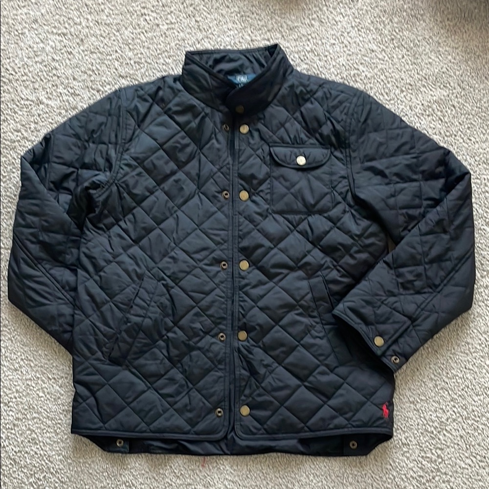 Boy’s  Quilted Black Jacket size XL